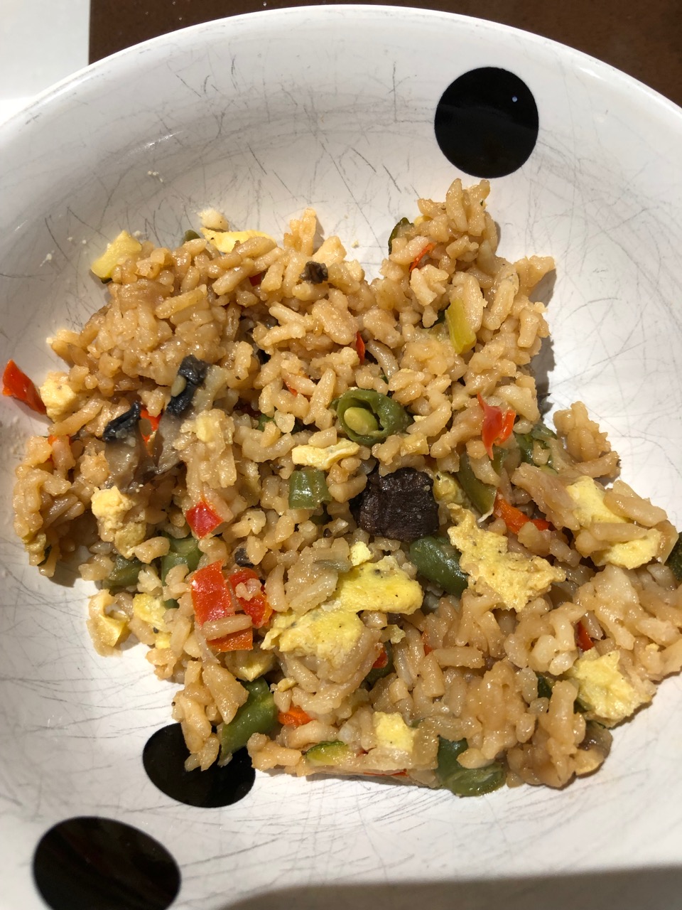 Easy Freeze Vacuum sealing and freezing of vegetarian fried rice